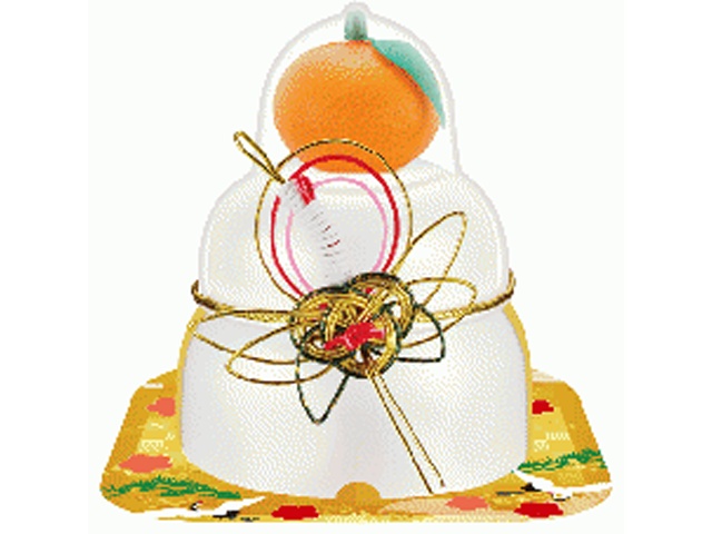 サトウの福餅入り鏡餅 小飾り鶴橙66g (4973360720313) の仕入れ・箱