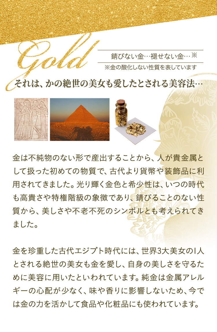 金箔フェイシャル｜エステといえば“たかの友梨”