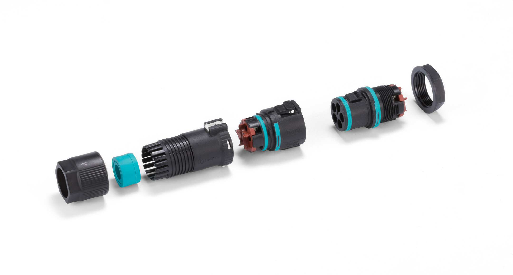 ワンタッチ接続式パネルマウント防水コネクタ THB389Eシリーズ | 製品