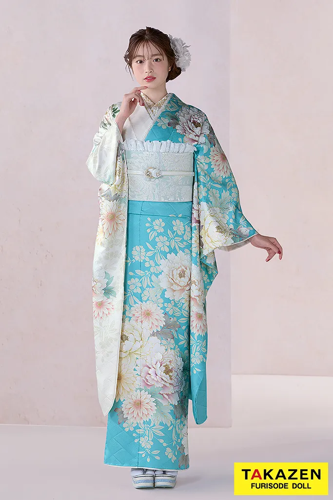 正統派古典 赤/金 鶴柄/針松柄 豪華 華やか 綺麗 クラシカル 金彩京