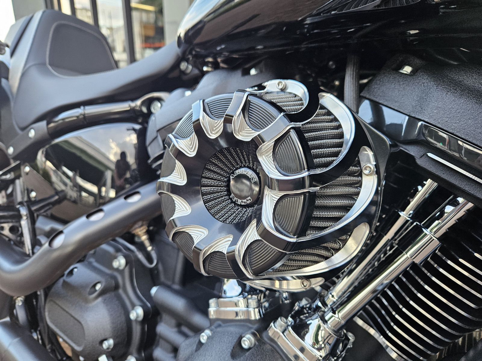 ハーレーダビットソン fxlrs fxlrst 純正 エアク リーナー fxlrst 純正