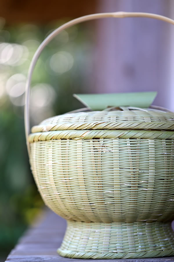 別注サイズのわらいずみ（飯つぐら）と虎竹タガのおひつ - 竹虎四代目