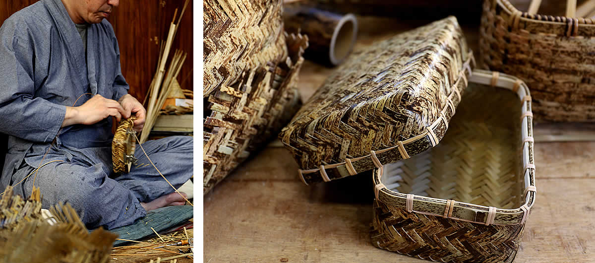 竹職人の伝統の技