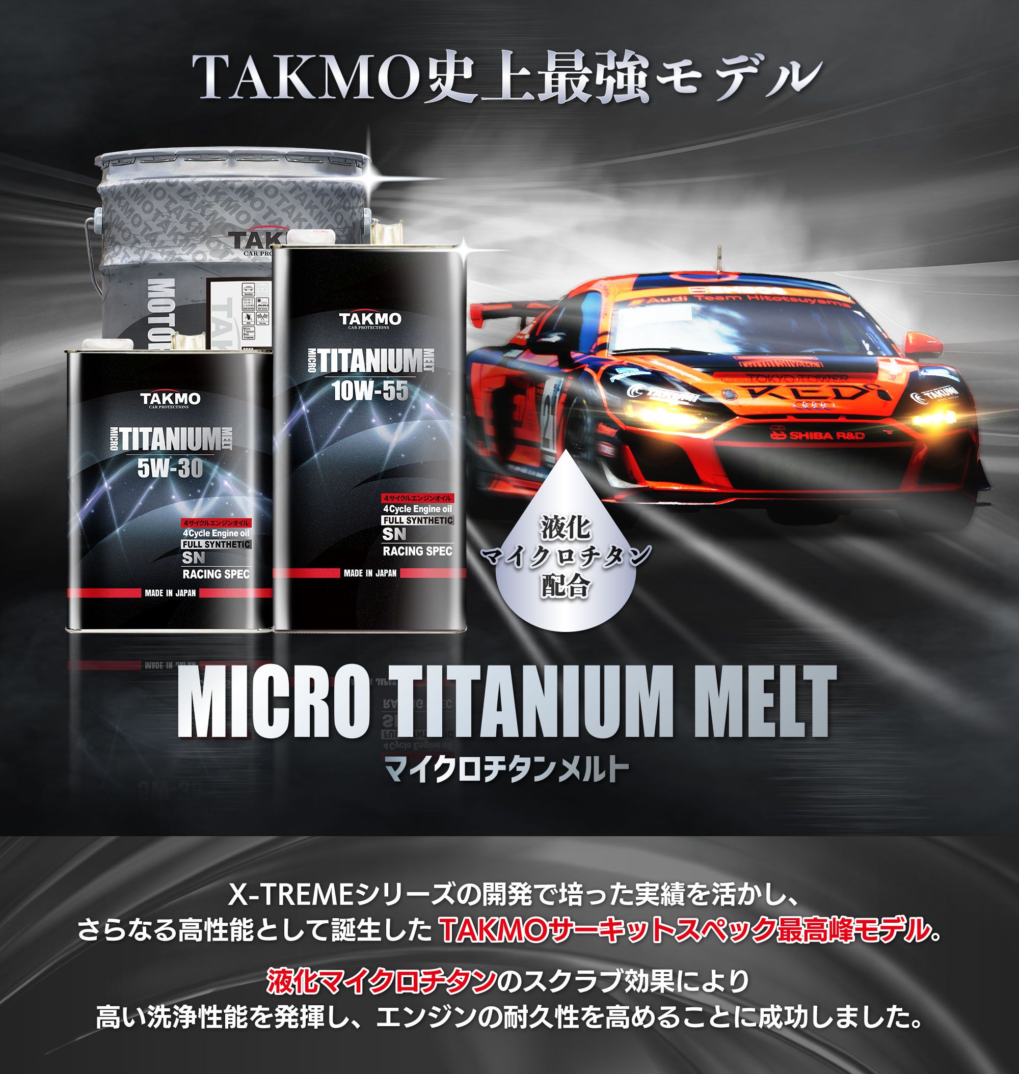 エンジンオイル 5W-30 20L MICRO TITANIUM MELT SN チタニウム配合