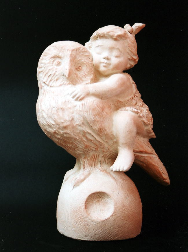 テラコッタ作品「森のゆめ」 | 彫刻家 玉野勢三 ブロンズ、テラコッタ