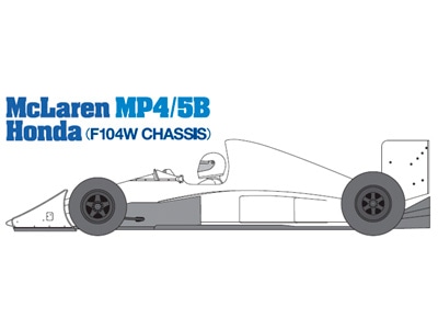 タミヤ RC限定シリーズ 1/10RC マクラーレン MP4/5B Honda (F104W