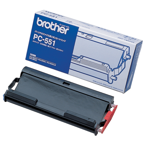 たのめーる】ブラザー リボンカートリッジ 42m PC-551 1個の通販