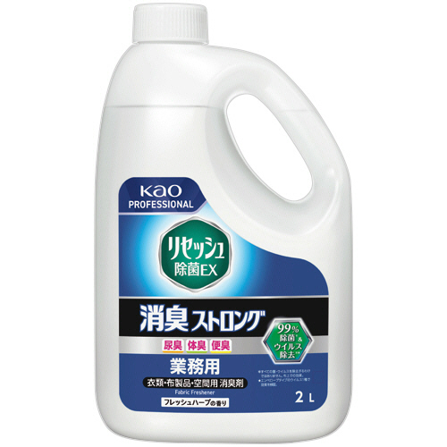 たのめーる】花王 リセッシュ 除菌EX 消臭ストロング 業務用 2L 1本の通販