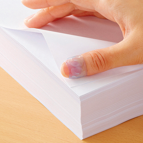 たのめーる】TANOSEE カラー指サック M ピンク3個・ブルー2個 1パック