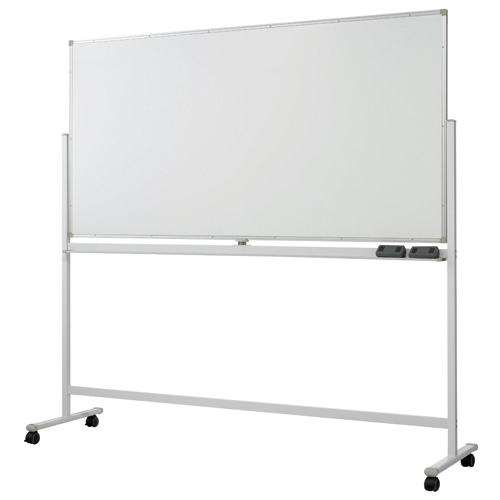 たのめーる】両面脚付 ホワイトボード(無地) 幅1800mmタイプ 1台の通販