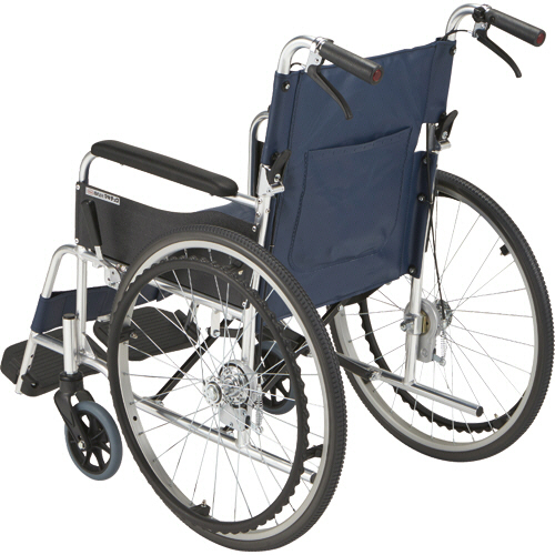 たのめーる】マキテック 車いす(自走式・背折れタイプ) 緑チェック EW