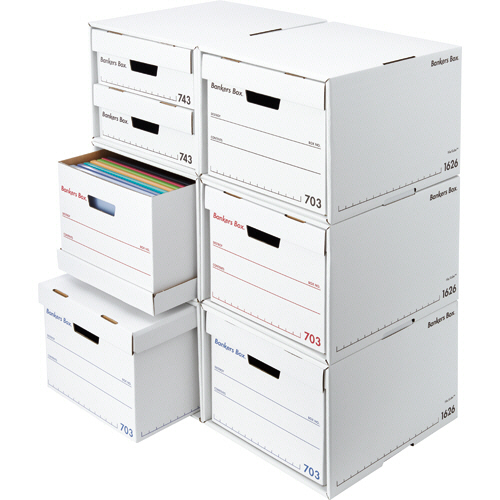 たのめーる】フェローズ バンカーズボックス 703sボックス A4 ふた付