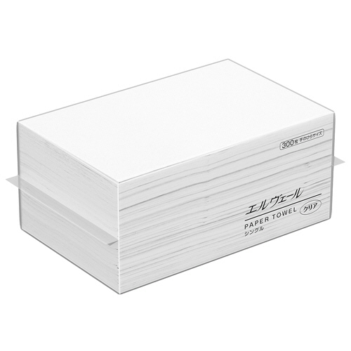 たのめーる】大王製紙 エルヴェール ペーパータオル クリア シングル