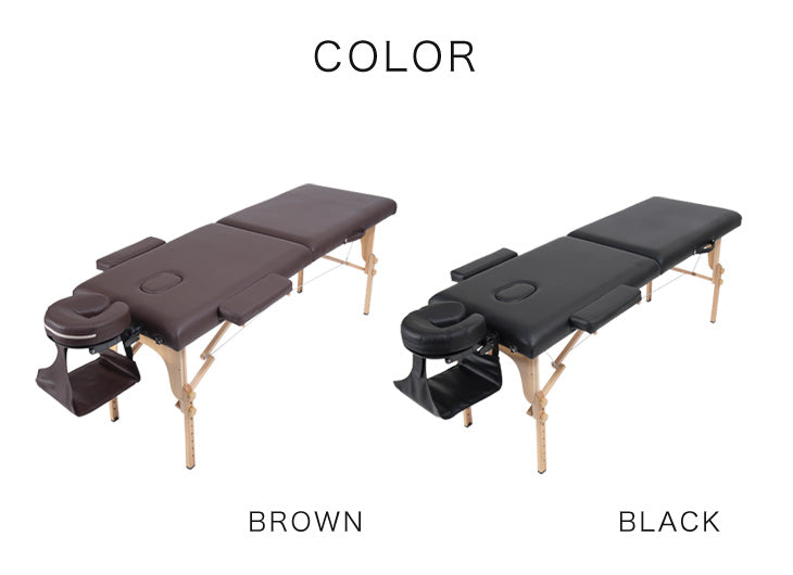折りたたみ マッサージベッド 軽量 高さ7段階調節 ヘッドレスト