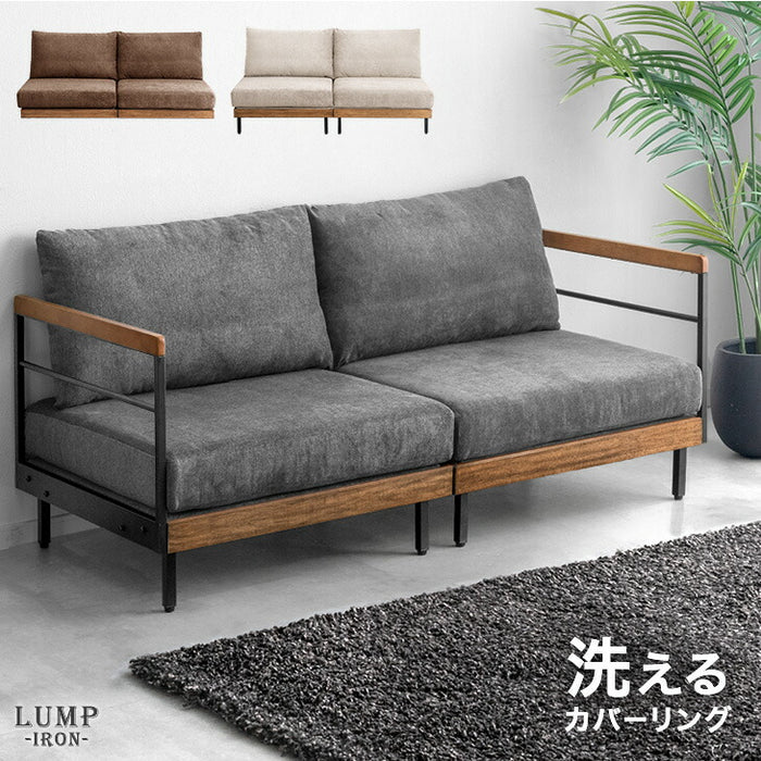 2人掛け 幅90cm 3wayソファベッド 14段階リクライニング コーデュロイ