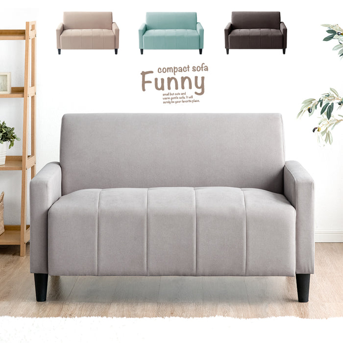 ちょすけ】中古unico グレー/水色 2人掛けソファ 中古】unico グレー