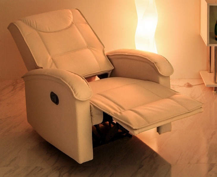 リクライニングチェア 低反発 オットマン一体型 1人掛け