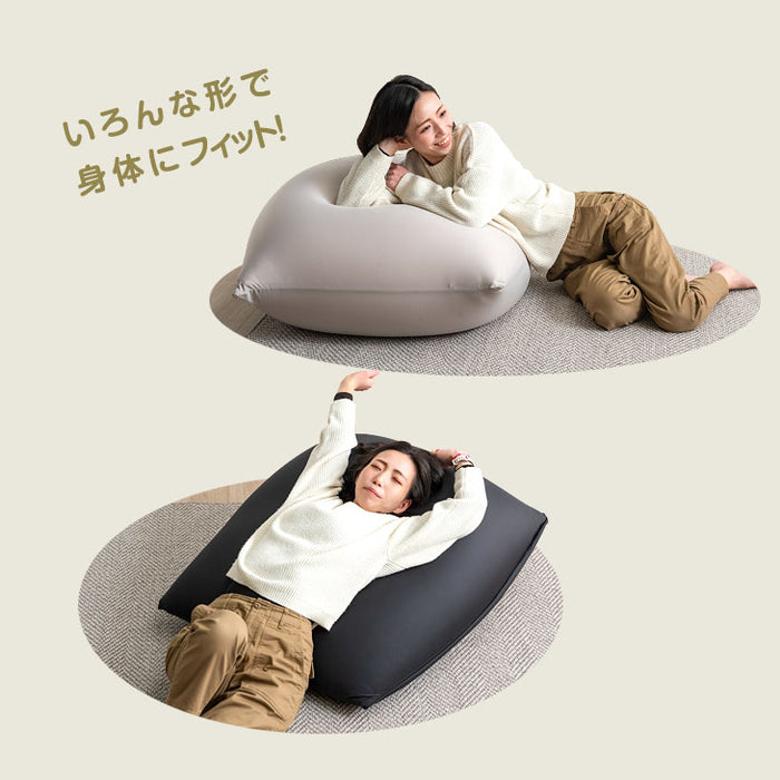 メガ盛 充填量4.5kg もちっとフィット ビーズクッション 洗えるカバー