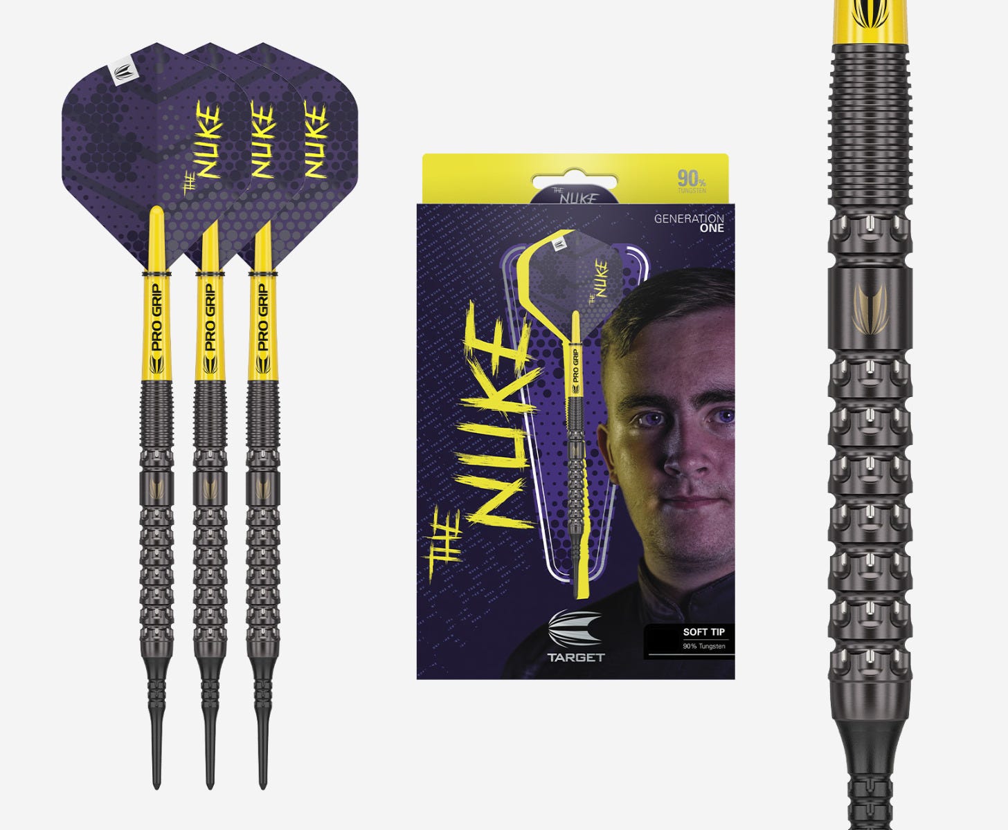 Luke Littler 90% Tungsten Soft Tip Darts | Target Darts