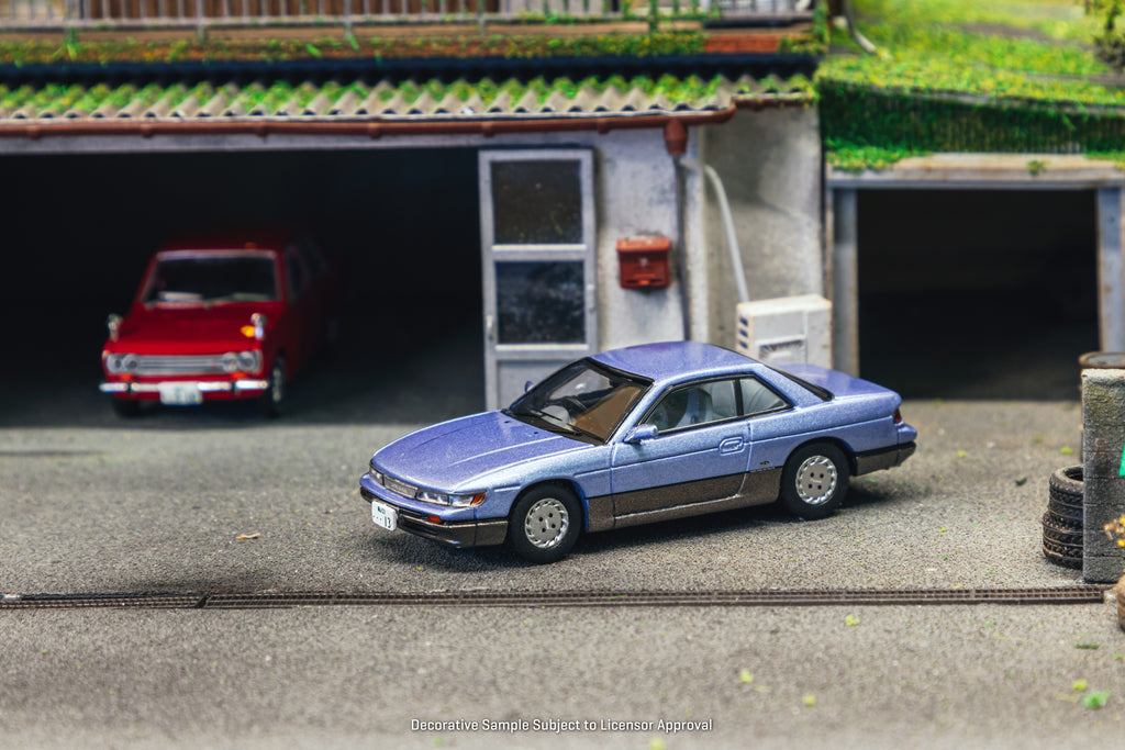 J Collection 1/64 Nissan Silvia S13 Blue/Grey - GLOBAL64 – Tarmac