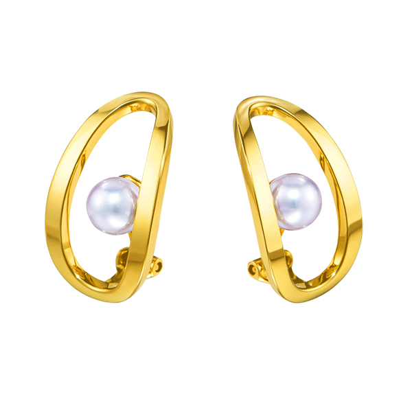 オーロラ イヤリング E-4109-18KYG|クリップタイプ イヤリング/Aurora