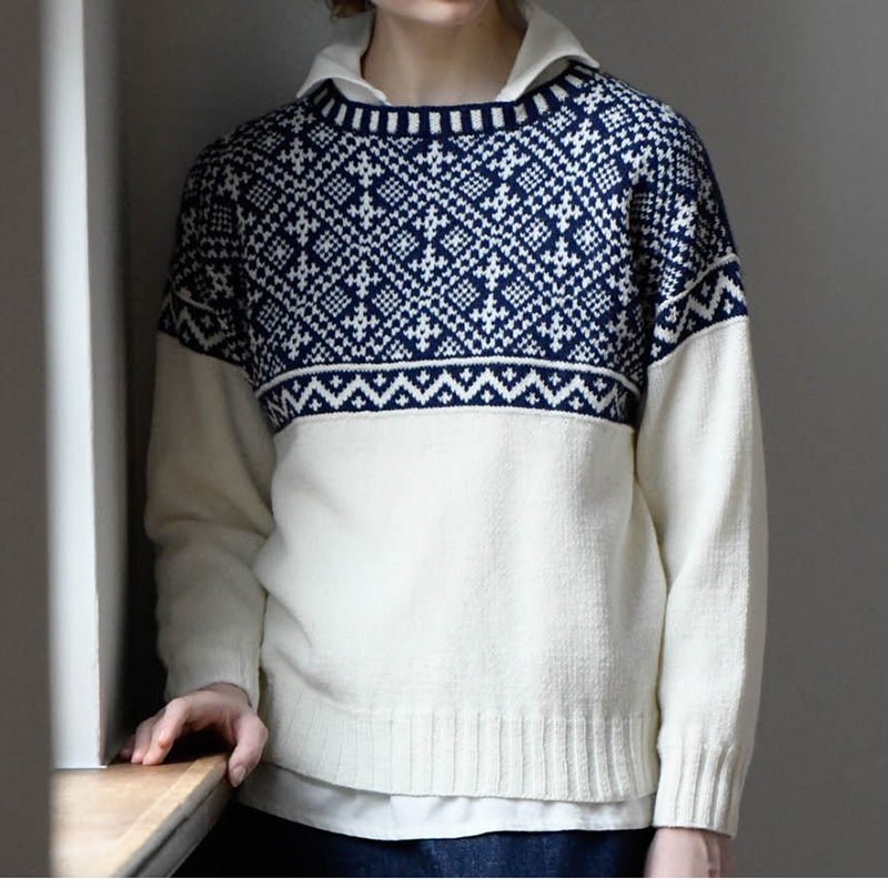 レシピ〉ノルディック柄ヨークプルオーバー: レシピ｜手づくりタウン