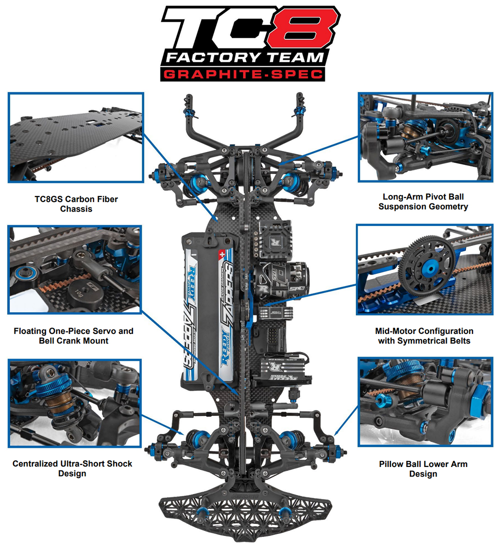 AS30141 TC8 Team Kit【カーボンシャーシ仕様】 [AS30141] - 133,650円