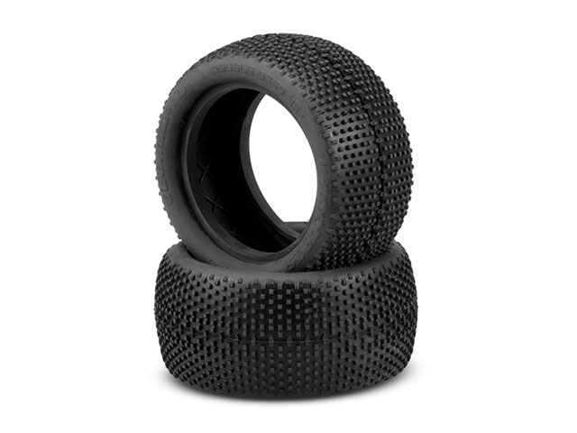 JC-3159-02 ダブルディーズV2・1/10バギー用リヤタイヤ【グリーン