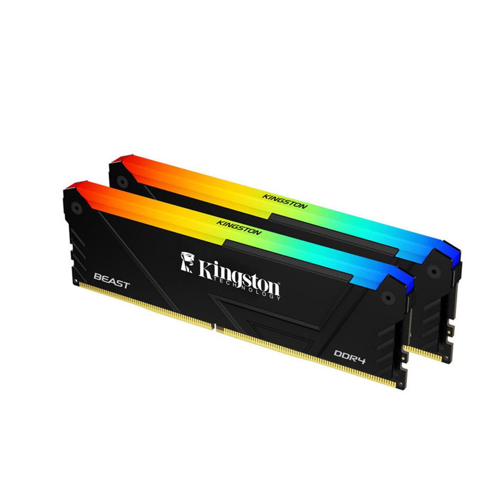 Kingston Beast RGB 64GB (2x32GB) DDR4 3200MHZ Siyah CL16 Ram