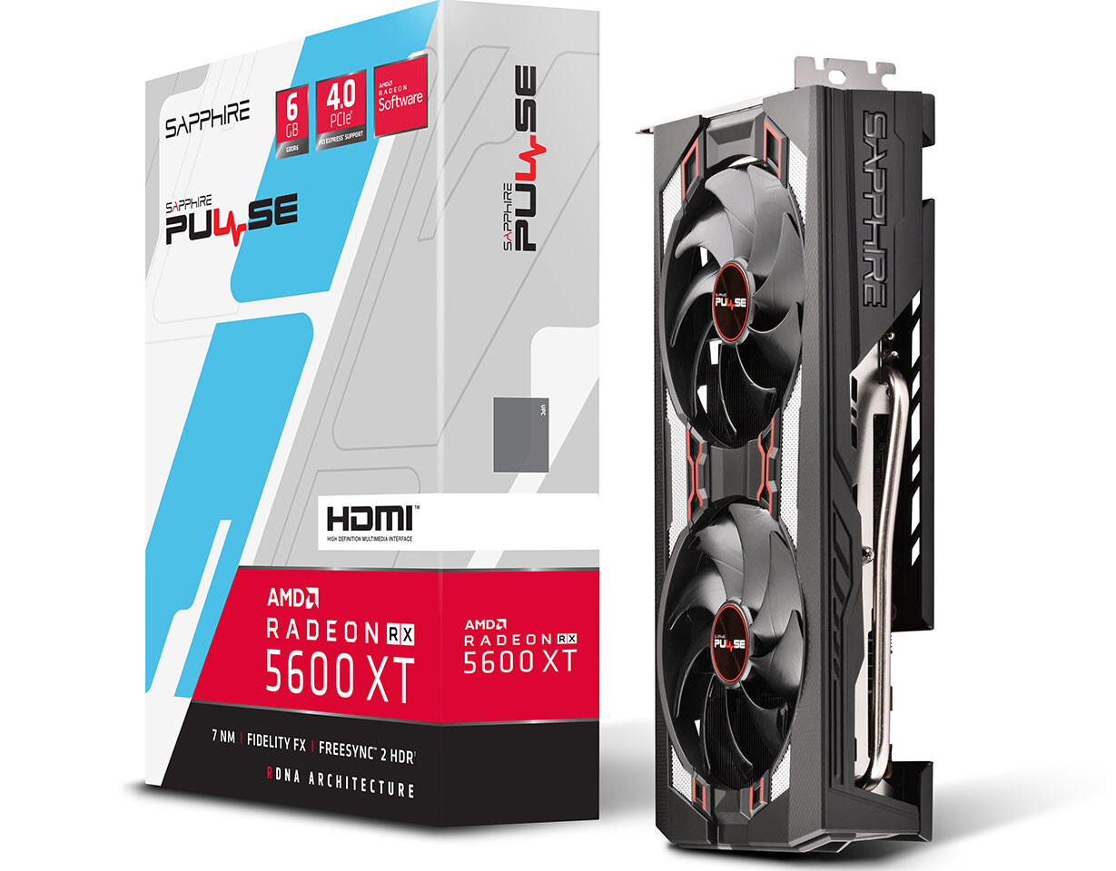 Sapphire Launches the Pulse Radeon RX 5600 XT Graphics Card
