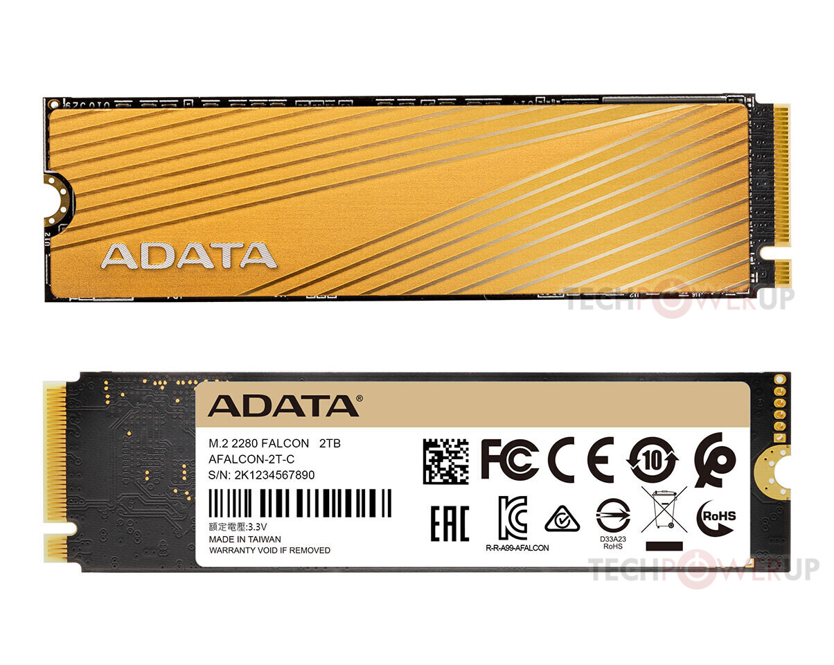 ADATA Announces the Falcon M.2 NVMe PCIe Gen 3 SSDs | TechPowerUp