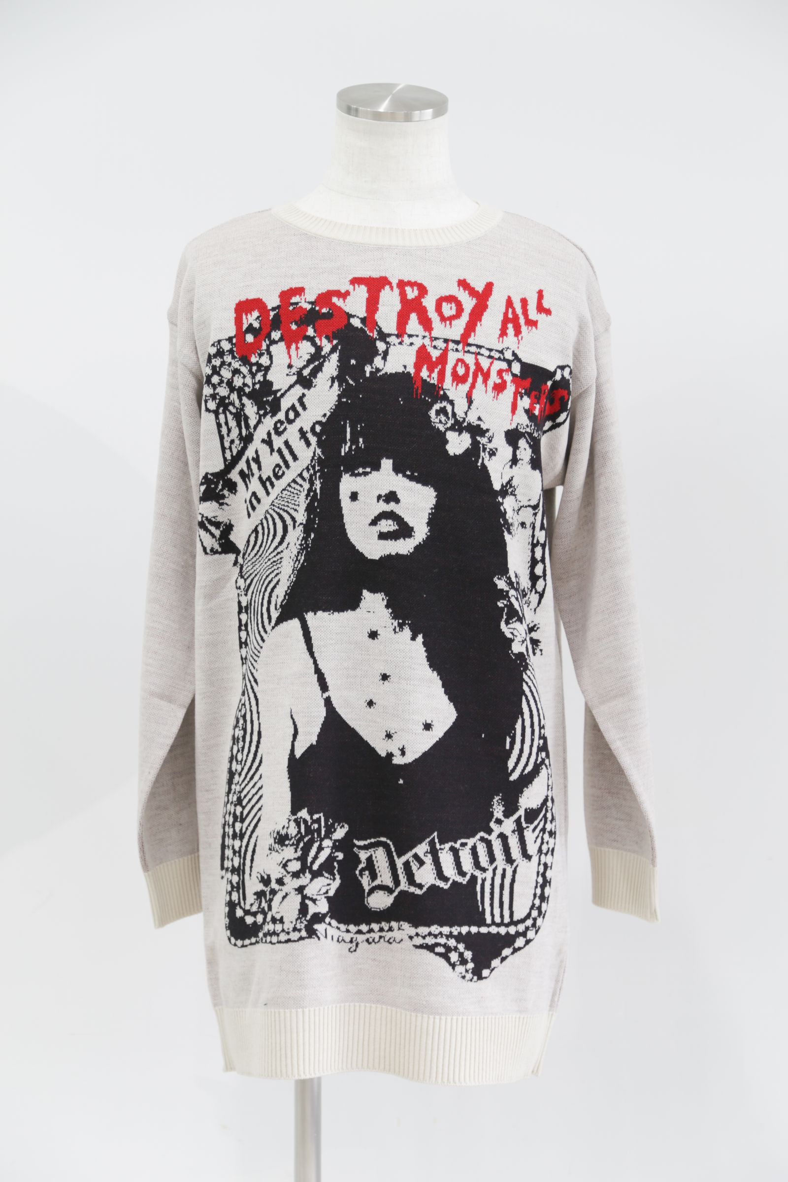 HYSTERIC GLAMOUR DESTROY MONSTERS ロンt XL HYSTERIC GLAMOUR
