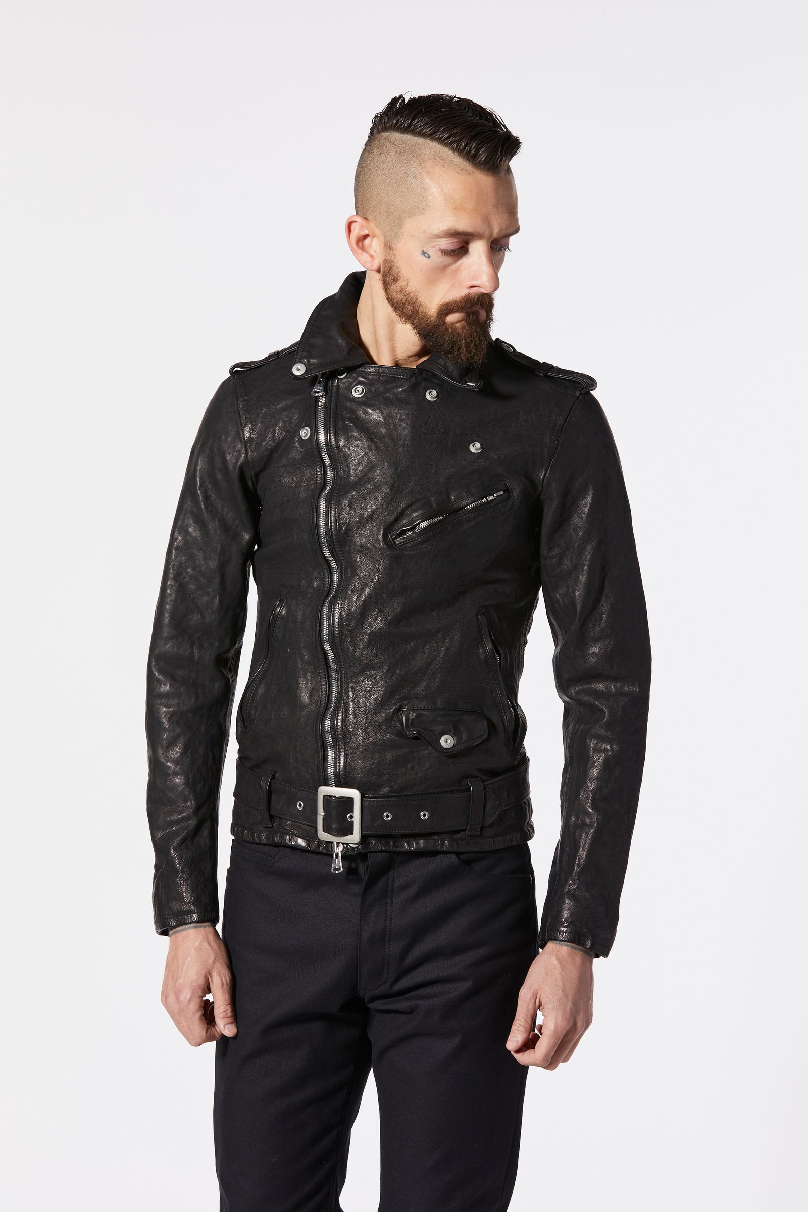 ISAMU KATAYAMA BACKLASH - JAPAN CALF NATURAL DYED “GARMENT-WASH