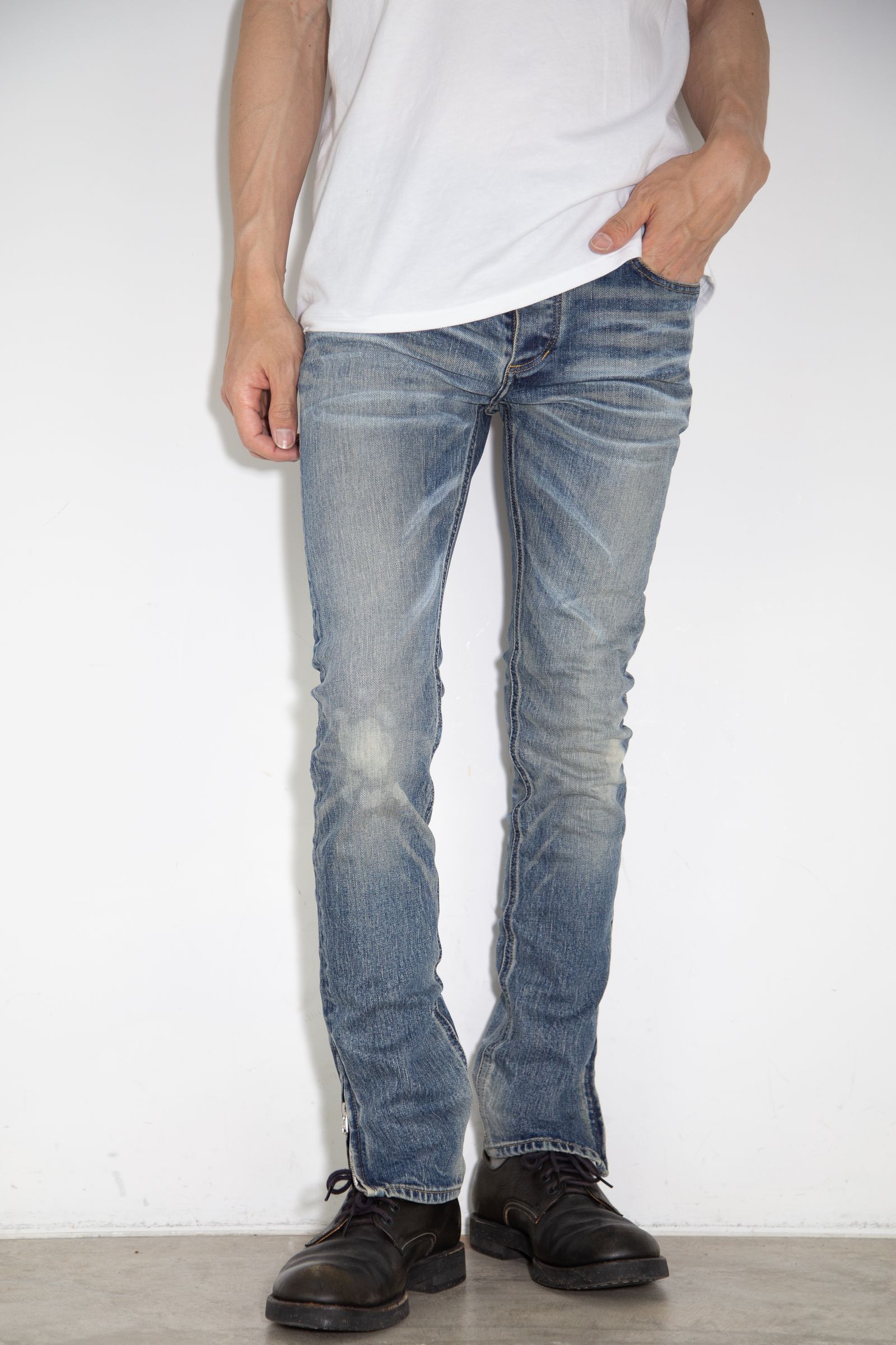 ISAMU KATAYAMA BACKLASH - THE DENIM STRETCH SELVEDGE DENIM SKINNY