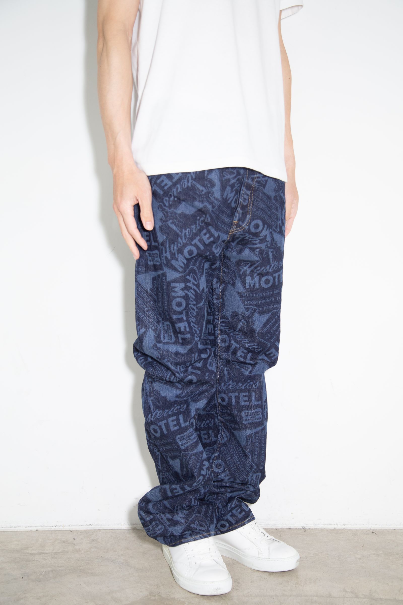 HYSTERIC GLAMOUR - [ラスト1点 サイズ32] HYSTERIC MOTEL柄 60'S XX