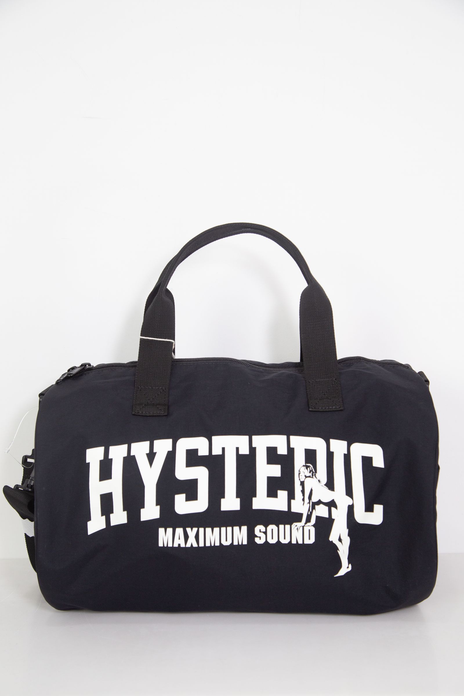 HYSTERIC GLAMOUR - MAXIMUM SOUND ドラムバッグ / ブラック | Tempt