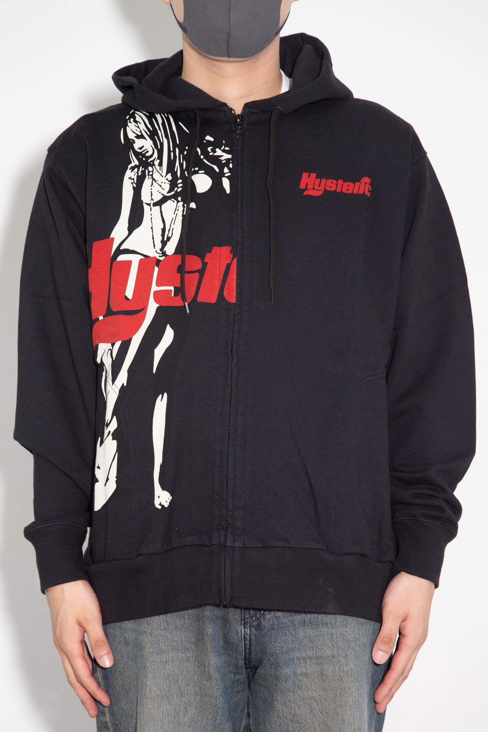 HYSTERIC GLAMOUR - HYSTERIC TIMES パーカー / ブラック | Tempt