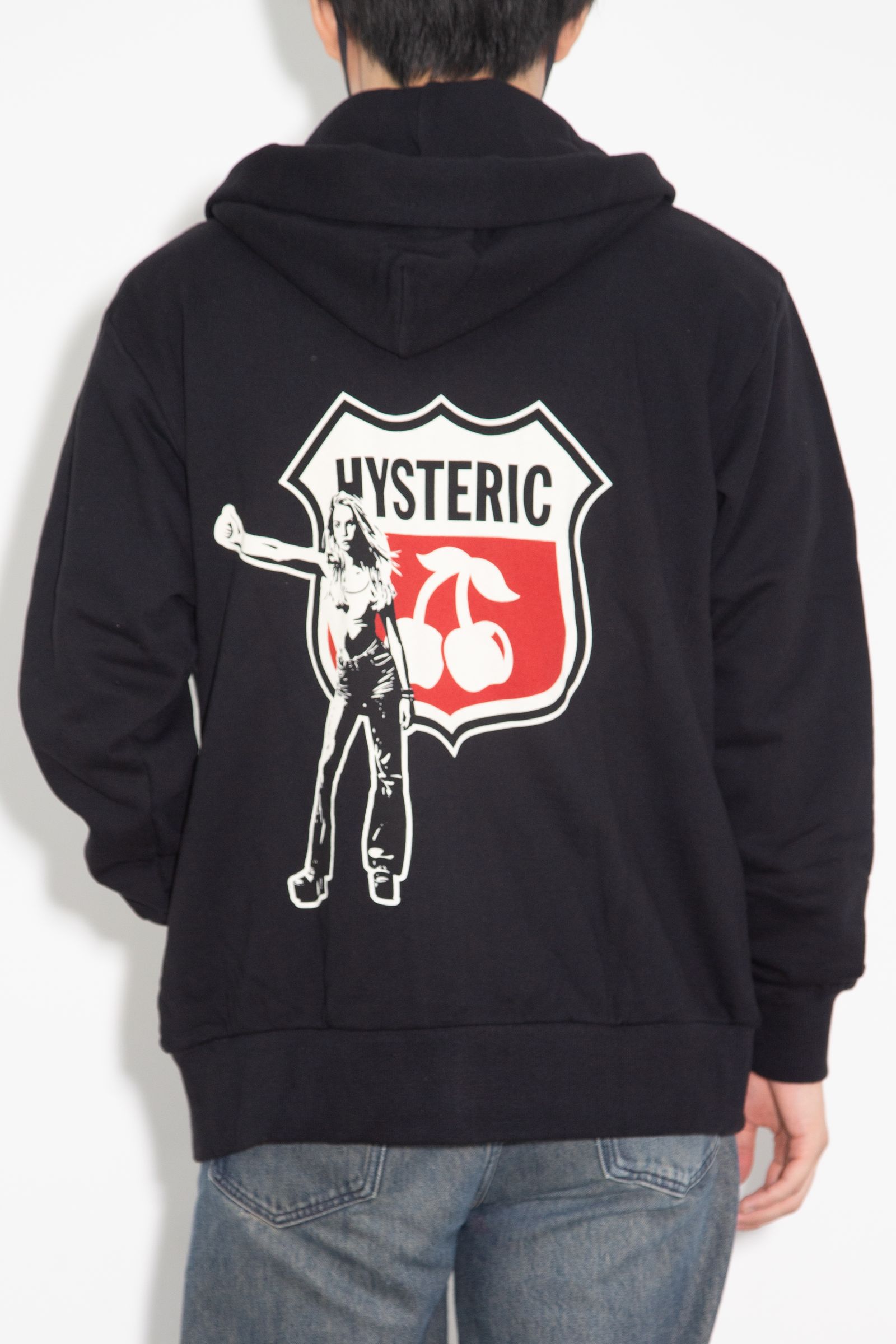 HYSTERIC GLAMOUR - HYSTERIC CHERRY パーカー / ブラック | Tempt