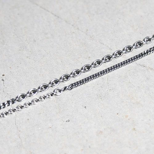 gunda - ”ロングタイプ” ステルスネックレス / シルバー / LONG