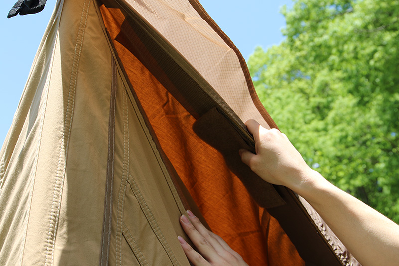 フロントフラップ コネクトサービス｜CUSTOMIZE｜PRODUCTS｜tent-Mark