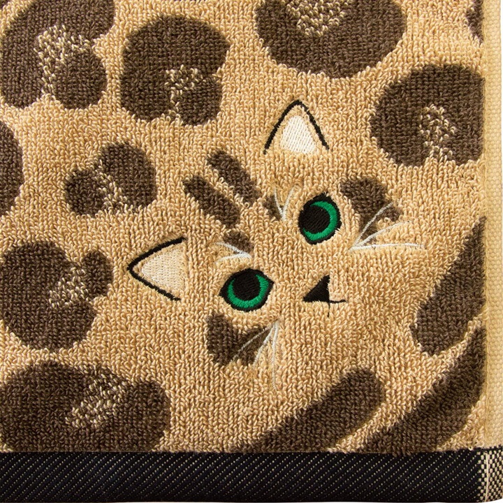 Uchinoko mate 毛並みロングフェイスタオル｜テントテンマーケット