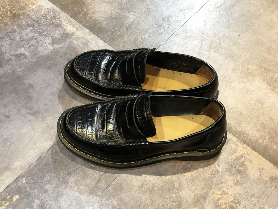 Dr.Martens(ドクターマーチン)×STUSSY(ステューシー)クロコ型押し