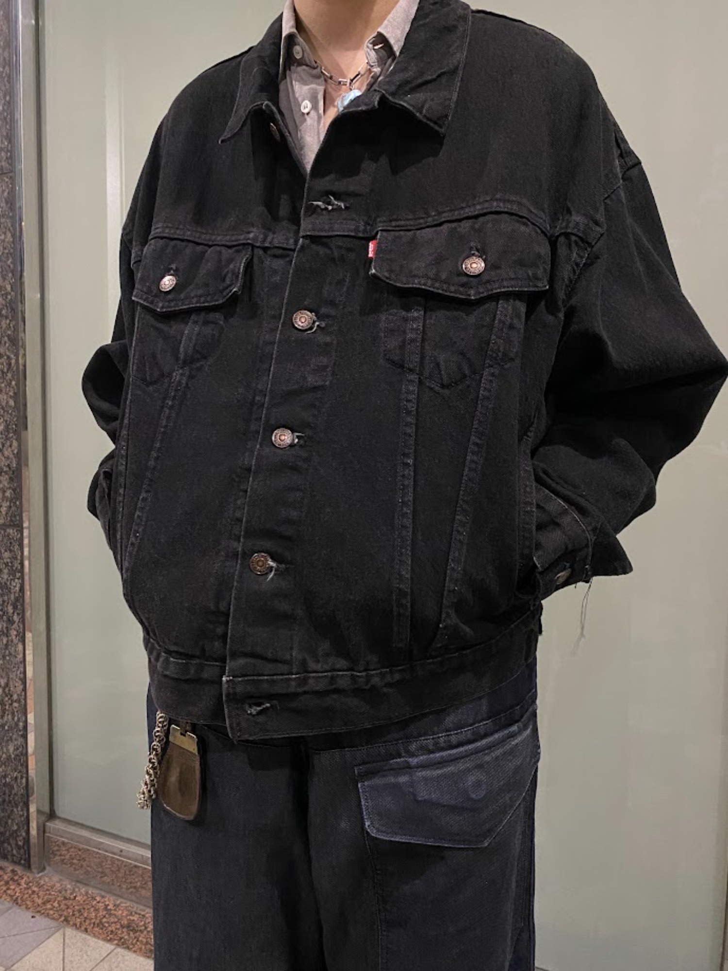 LEVI`S「デカパッチ」今っぽい×ヴィンテージ=最強 90`S 70598ブラック