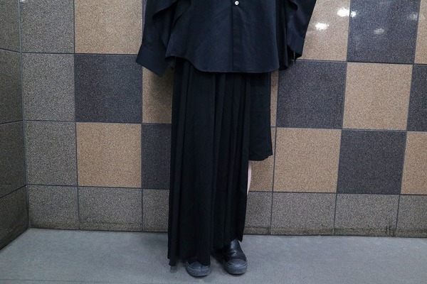 Yohji Yamamoto FEMME/ヨウジヤマモトファム】から変形ラップスカート