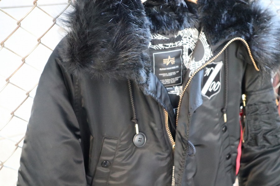 ALPHA(アルファー）×NUMBER（N）INE（ナンバーナイン）N-3Bジャケット