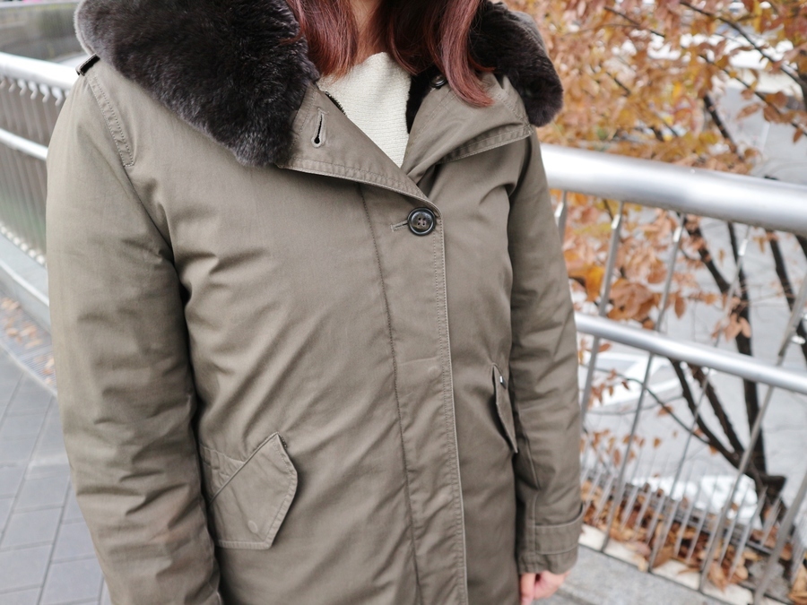 WOOLRICH／ウールリッチ】ラッビットファーが暖かみのある万能モッズ