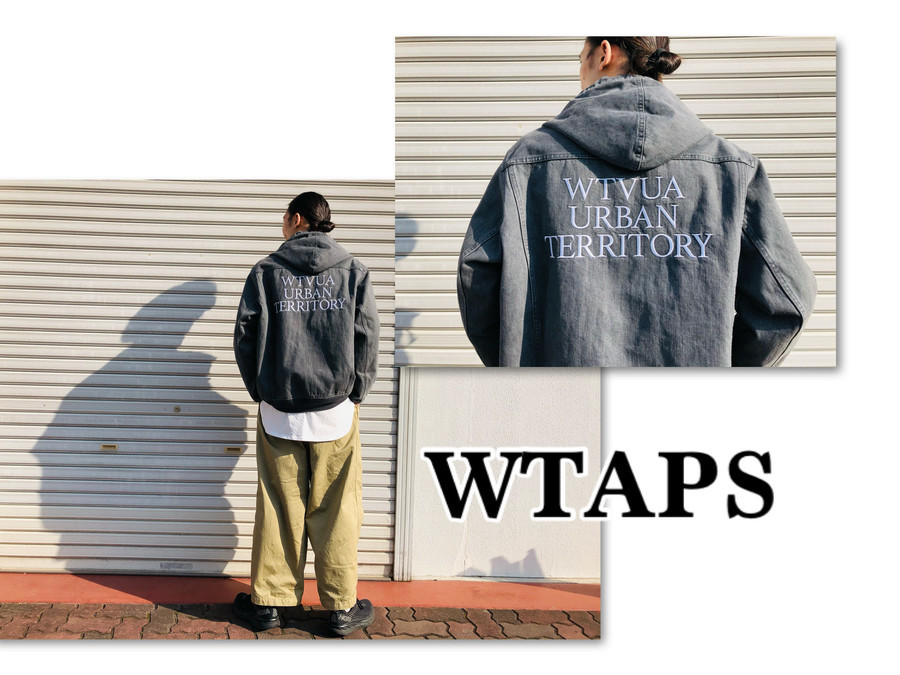 19AW】WTAPS (ダブルタップス) デニムワークフーデッドジャケット