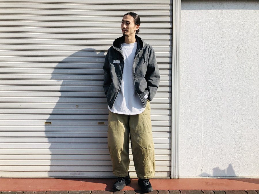 19AW】WTAPS (ダブルタップス) デニムワークフーデッドジャケット