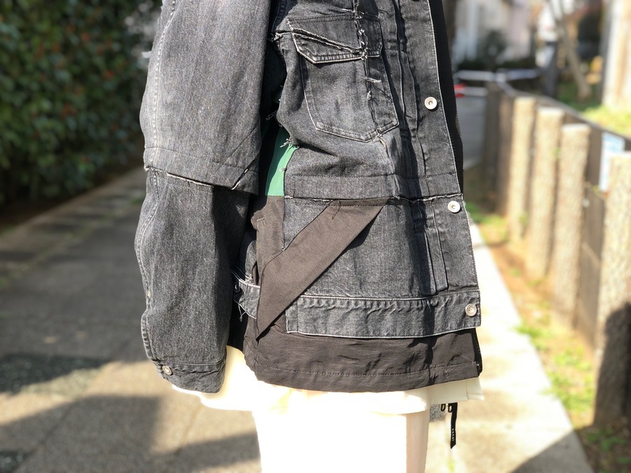 sacai/サカイ】より21AWアイテムデニム ドッキングブルゾンが買取入荷
