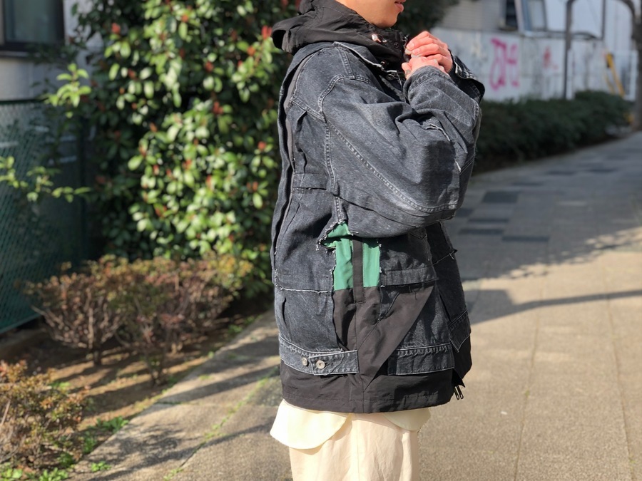 sacai/サカイ】より21AWアイテムデニム ドッキングブルゾンが買取入荷